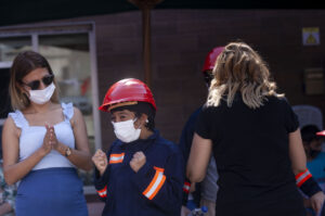 Bir günlüğüne itfaiyeci oldular