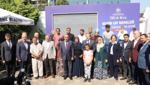 Çay Mahallesi sakinleri yeni evlerine kavuştu