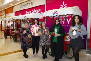 Kadın üreticilerden yılbaşı standı